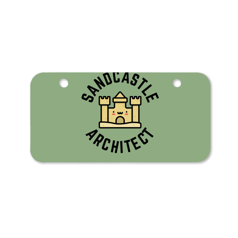 Sandcastle Architect Kids Design Boy Bicycle License Plate | Artistshot