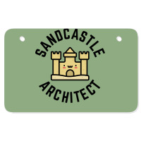 Sandcastle Architect Kids Design Boy Atv License Plate | Artistshot