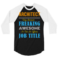 Architect Hipster Cool 3/4 Sleeve Shirt | Artistshot