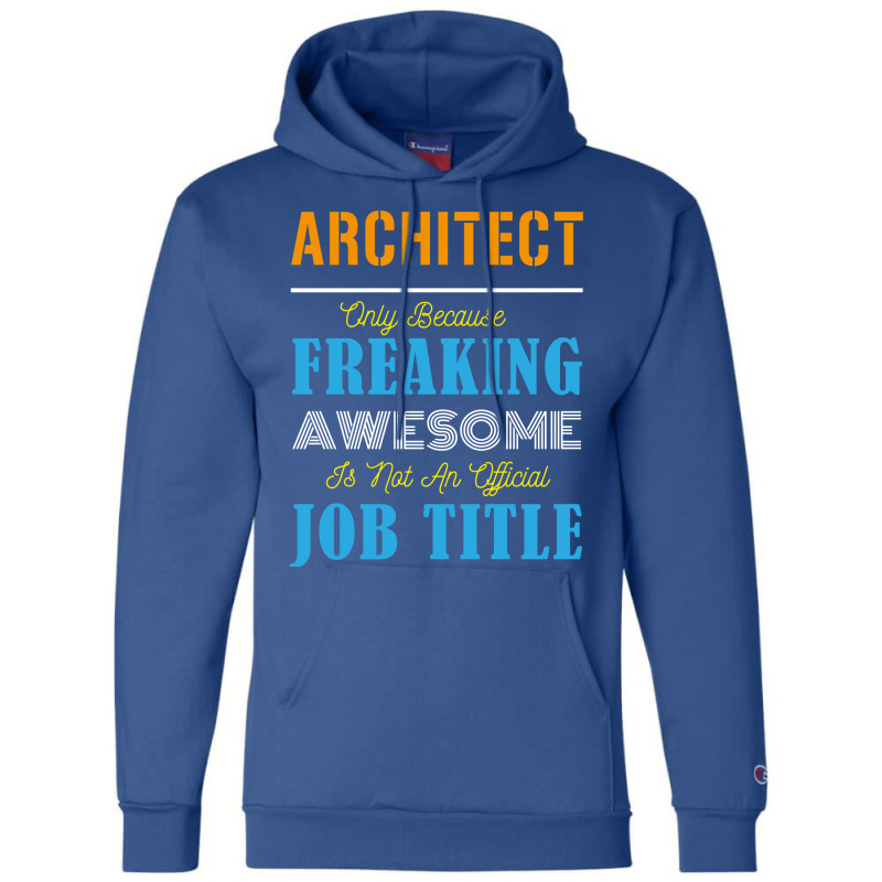 Architect Hipster Cool Champion Hoodie | Artistshot