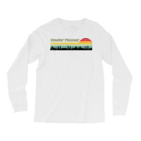 Master Planner Retro Sunset Skyline Design Long Sleeve Shirts | Artistshot