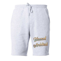 Blessed Architect Stars Fleece Short | Artistshot