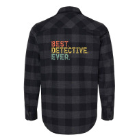 Best Detective Ever Retro Vintage Cool Christmas 1 Flannel Shirt | Artistshot