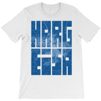 Hargeisa Somalia Map Typography Blueprint T-shirt | Artistshot