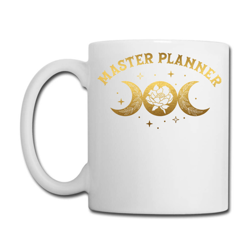 Master Planner Boho Moon Wild Rose Golden Design Coffee Mug | Artistshot