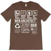 Web Architect T  Multitasking Certified Job Gift Item Tee T-shirt | Artistshot