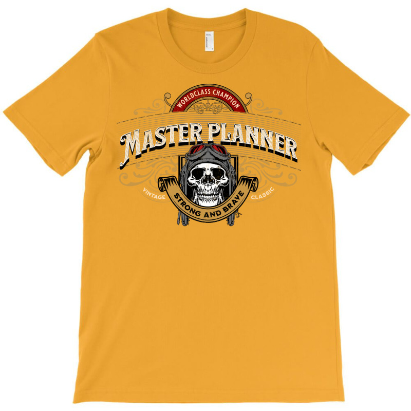 Master Planner Worldclass Champion Design T-shirt | Artistshot