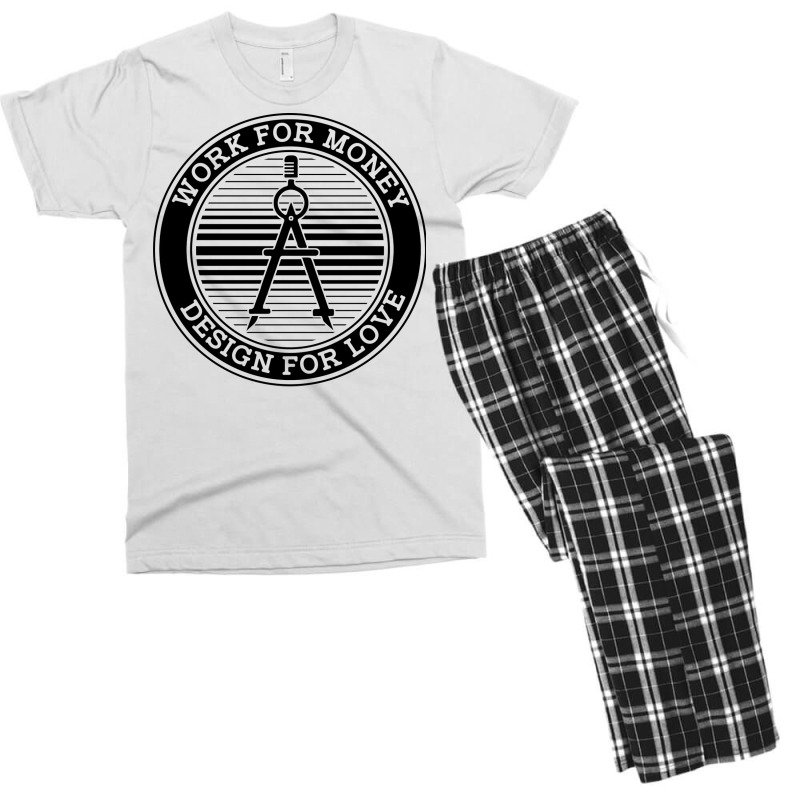 Work For Money Architect Architect Architecture Nostalgia Men's T-shirt Pajama Set | Artistshot