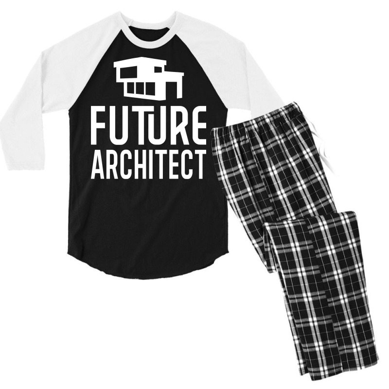 Future Architect Girl Men's 3/4 Sleeve Pajama Set | Artistshot