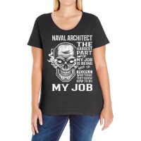 Naval Architect T  The Hardest Part Gift 2 Item Tee Ladies Curvy T-shirt | Artistshot