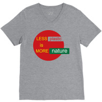 Less Is More Vintage V-neck Tee | Artistshot