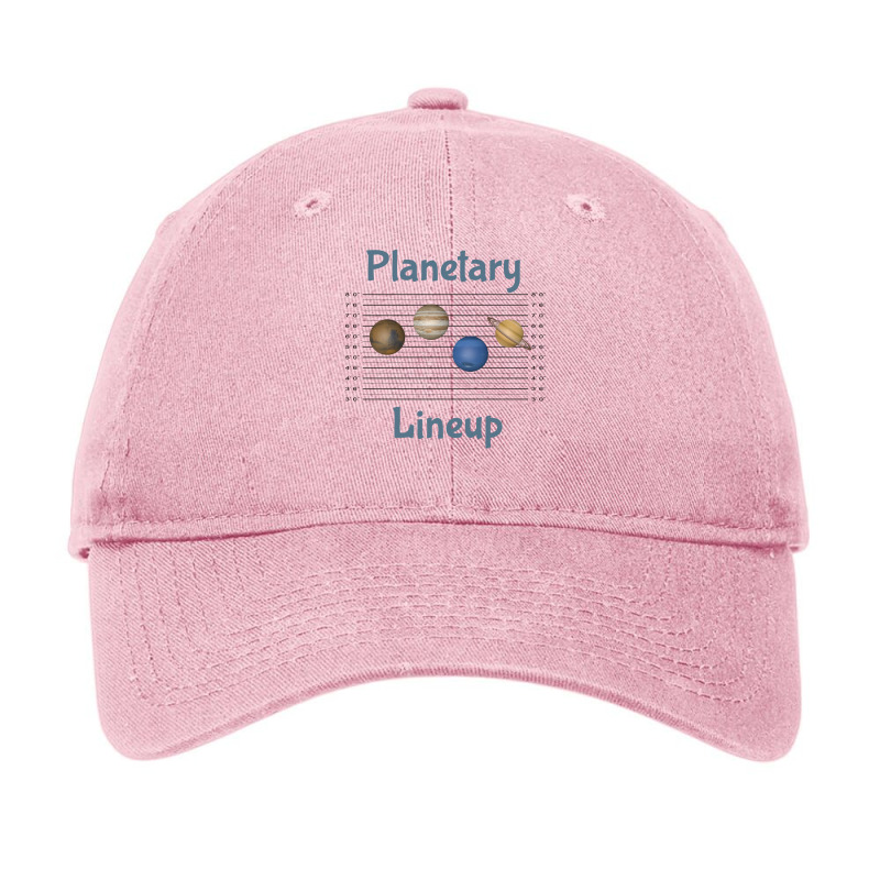 Planetary Lineup Mugshot Blue Adjustable Cap | Artistshot