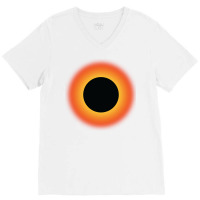 Black Hole Nostalgia V-neck Tee | Artistshot