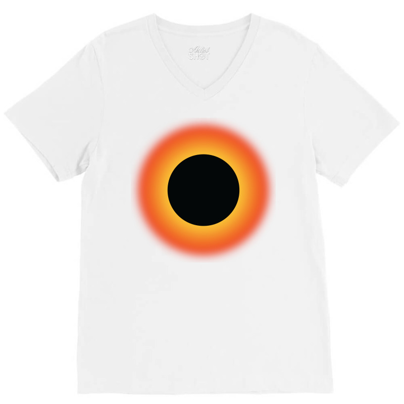 Black Hole Nostalgia V-Neck Tee by thanetsadib | Artistshot