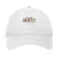 Naval Architect Leopard Print Funny Nature Adjustable Cap | Artistshot