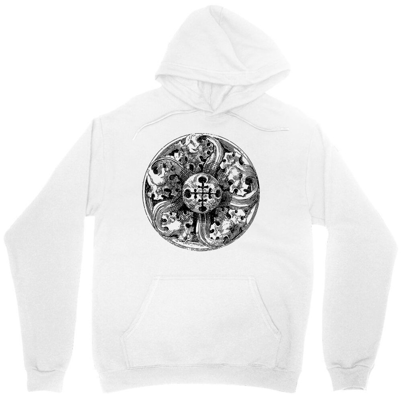 Nature Medallion Vintage Leaves And Scrolls Retro Unisex Hoodie | Artistshot