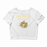 Powered By Coffee Naval Architect Hippie Crop Top | Artistshot