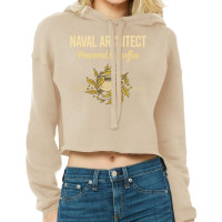 Powered By Coffee Naval Architect Hippie Cropped Hoodie | Artistshot