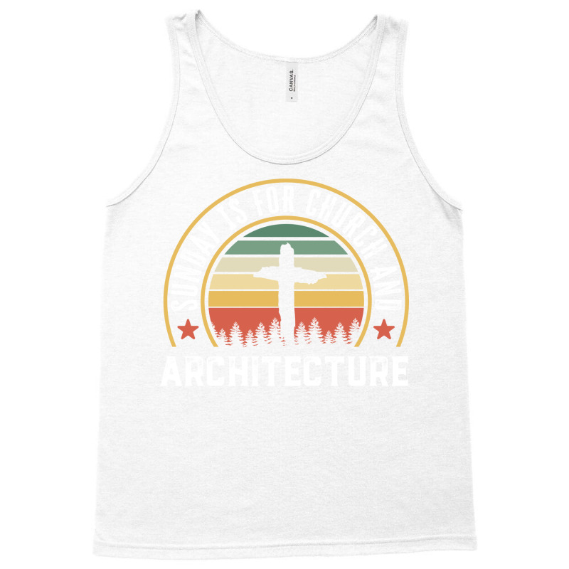 Church And Architecture Funny Christian Faith Gift Green Tank Top | Artistshot