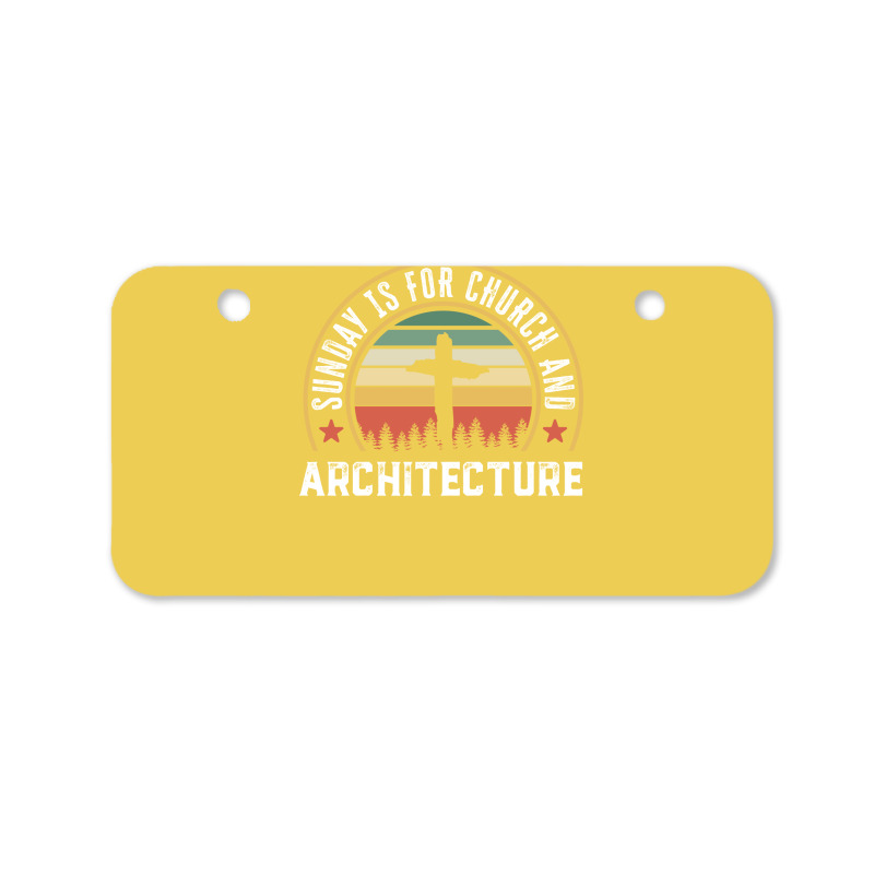 Church And Architecture Funny Christian Faith Gift Green Bicycle License Plate | Artistshot