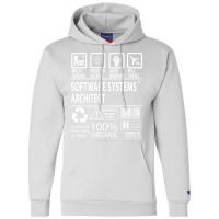 Software Systems Architect T  Multitasking Certified Job Gift Item Tee Champion Hoodie | Artistshot