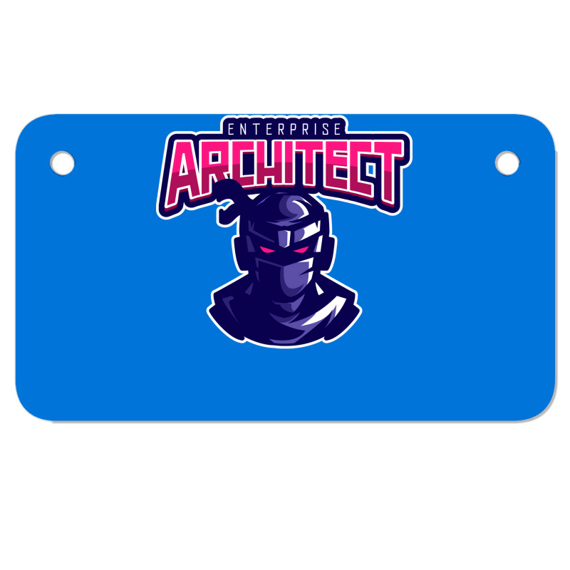 Ninja Enterprise Architect Humor Motorcycle License Plate | Artistshot