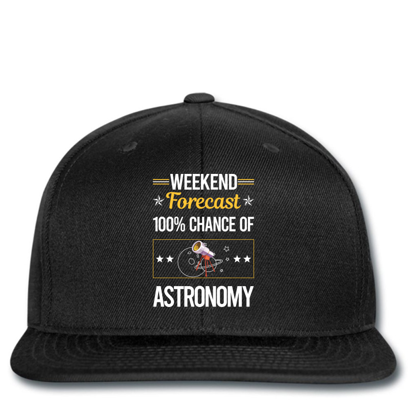 Funny Weekend Astronomy Aesthetic Printed Hat | Artistshot