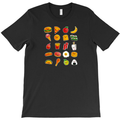 Happy Food T-shirt Designed By Helmi Saputra
