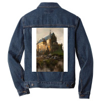 Old Castle Gift Men Denim Jacket | Artistshot