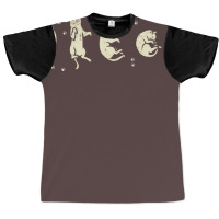 Phases Of Cat Moon Tumblr Graphic T-shirt | Artistshot