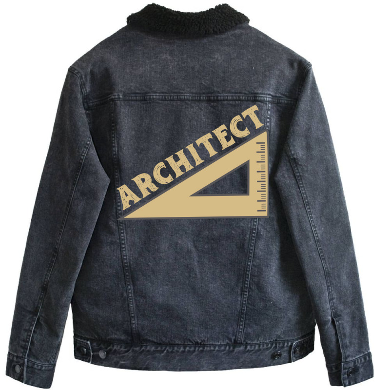 Geodelta Architect Boy Unisex Sherpa-lined Denim Jacket | Artistshot