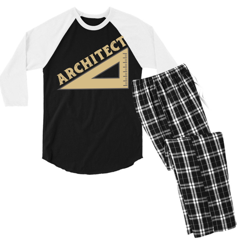 Geodelta Architect Boy Men's 3/4 Sleeve Pajama Set | Artistshot