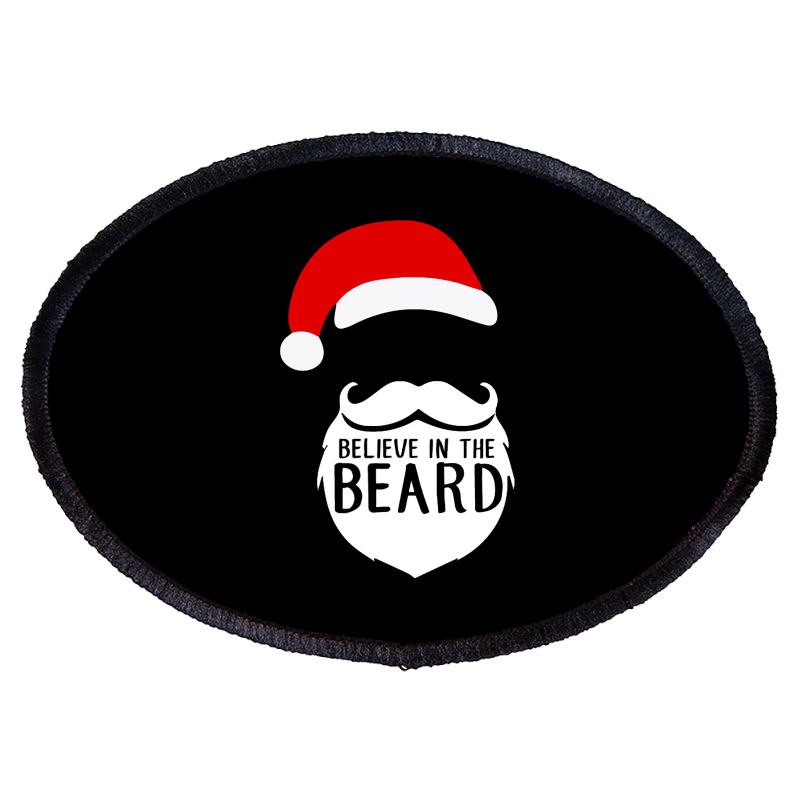 Believe In The Beard Oval Patch | Artistshot