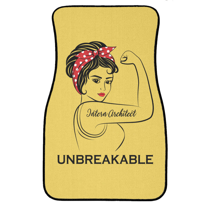 Intern Architect Unbreakable Humor Front Car Mat | Artistshot