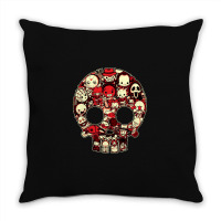 Bloody Lil Horrors Throw Pillow | Artistshot