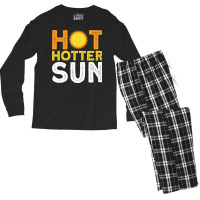 Hot Hotter Sun Sun Solar System Star Men's Long Sleeve Pajama Set | Artistshot