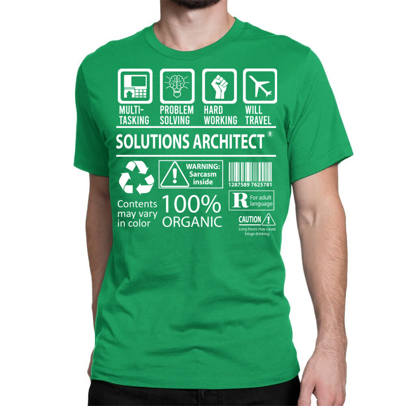 Solutions Architect T  Multitasking Certified Job Gift Item Tee Classic T-shirt | Artistshot