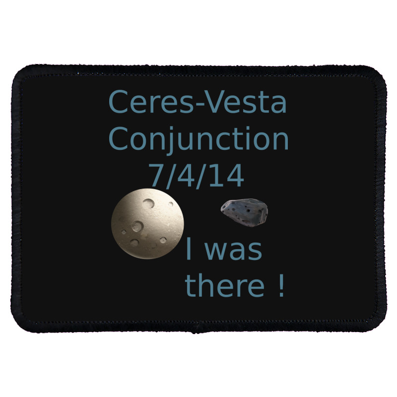 Ceres Vesta Conjunction Asteroids Green Rectangle Patch | Artistshot