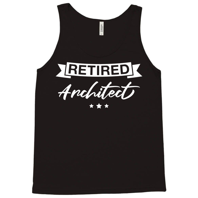 Retired Architect Retro Architects Retirement Tank Top | Artistshot