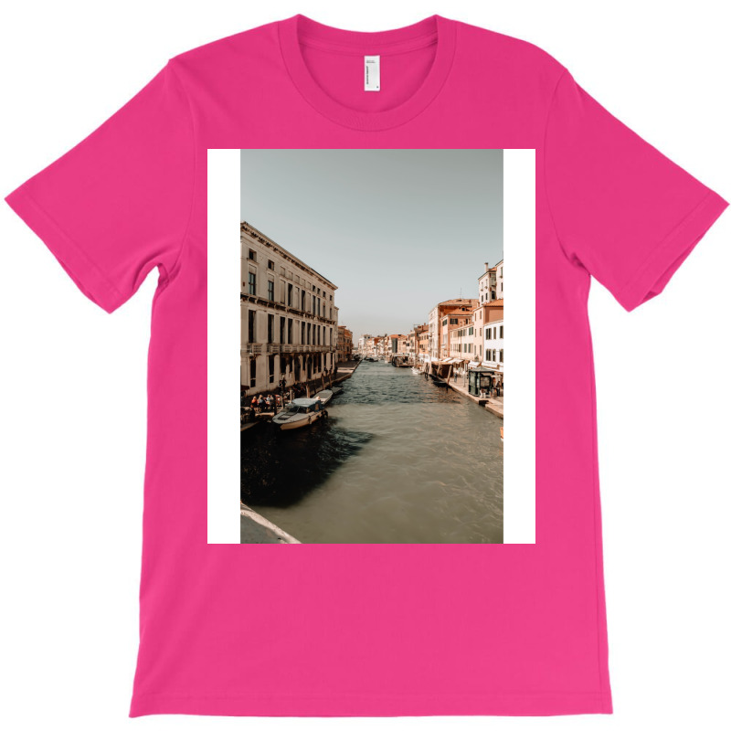 Venice River Architecture Photography Historical Buildings Hipster T-shirt | Artistshot