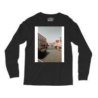 Venice River Architecture Photography Historical Buildings Hipster Long Sleeve Shirts | Artistshot