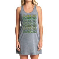 Green Text Stargazing Stargaze Summer Tank Dress | Artistshot