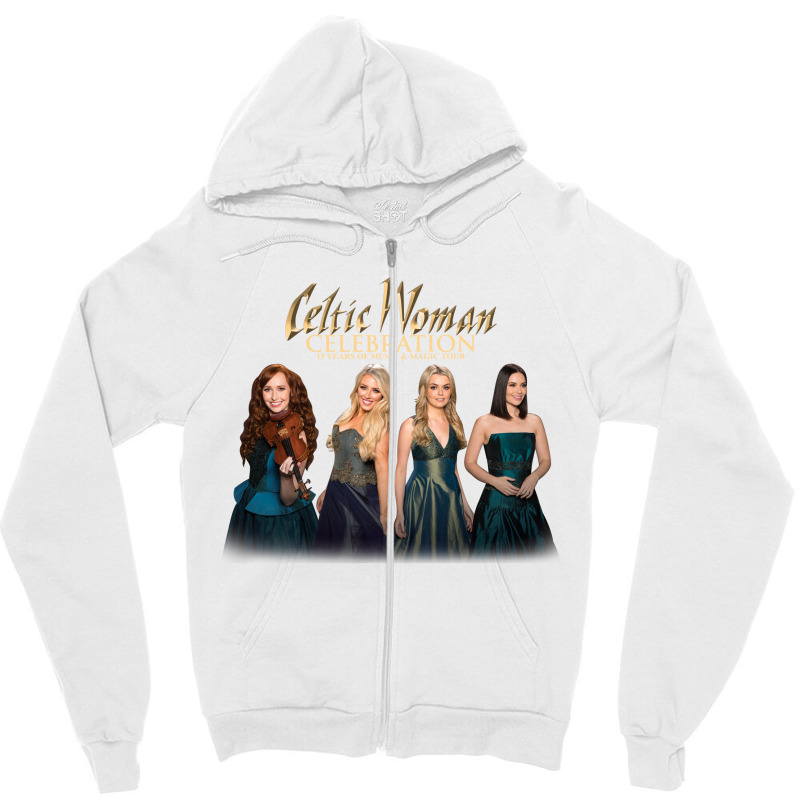 New Celtic Woman - Celebration 15th Anniversary Tour 2020 Zipper Hoodie | Artistshot