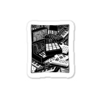 Electronic Musician Loves Synthesizers Sticker | Artistshot