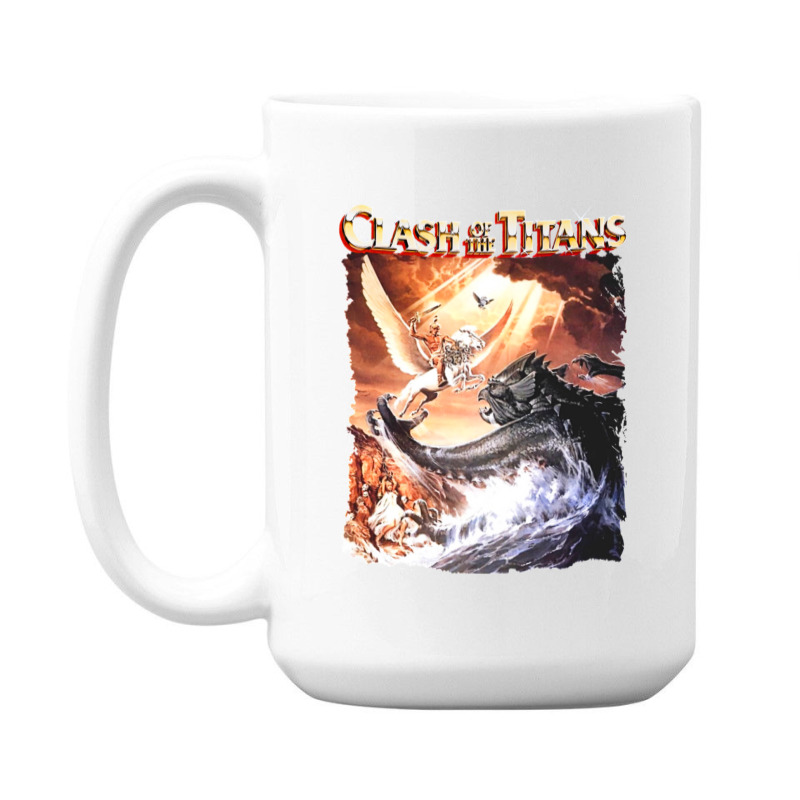 Clash Of The Titans (transparent) 15 Oz Coffee Mug | Artistshot