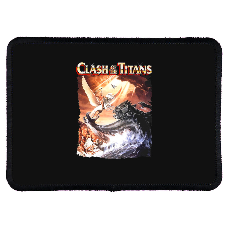 Clash Of The Titans (transparent) Rectangle Patch | Artistshot