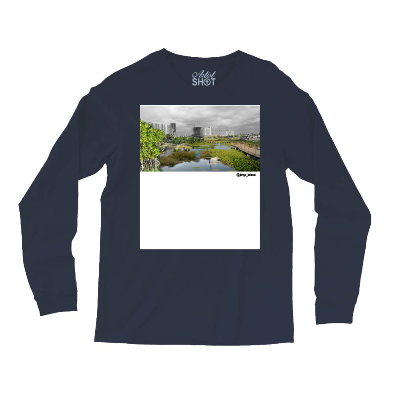 Tajamar Manglar Ecopop Landscape Design Intervention Humor Long Sleeve Shirts | Artistshot