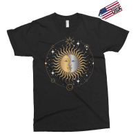 Boho Aesthetic Celestial Bodies Sun Moon Astronomy 70s Exclusive T-shirt | Artistshot