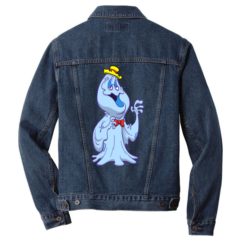 Breakfast With A Ghost Men Denim Jacket by kamposdaroldl | Artistshot