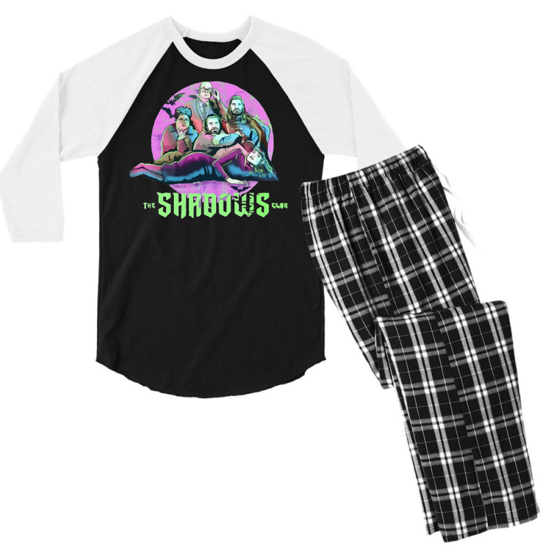 The Shadow Club   What We Do In The Shadows Men's 3/4 Sleeve Pajama Set | Artistshot